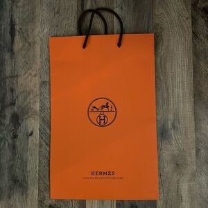 Hermes Large Shopping Bag with ribbon